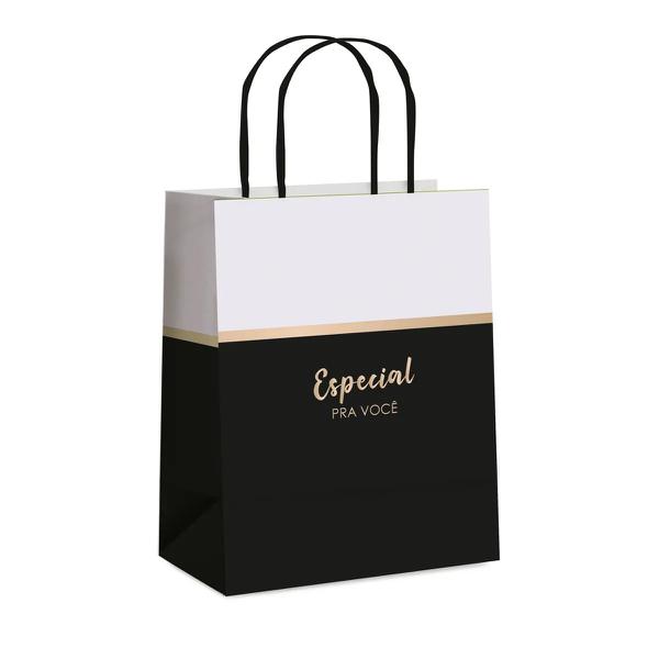 SACOLA PRESENTE CROMUS 32X26X13CM MAISON (G) REF.14001286