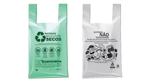 Sacolas Plástica Cinza 40x50