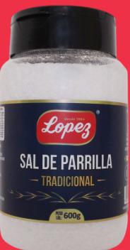 SAL PARRILHA BRANCO 600G LOPEZ