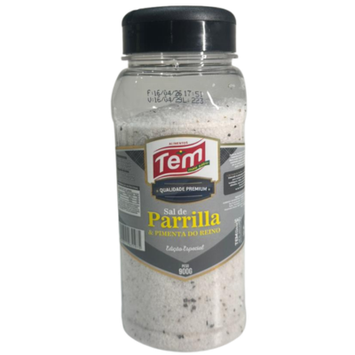SAL DE PARRILHA TEM ALIMENTOS C/ PEIMENTA DO REINO POTE 900GR
