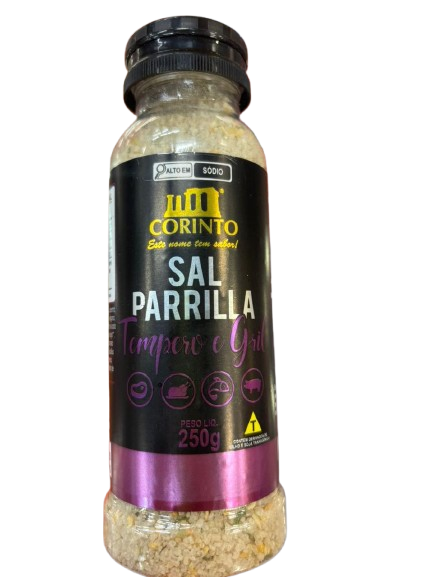 Sal Parrilla Corinto 250g Tempero/Grill