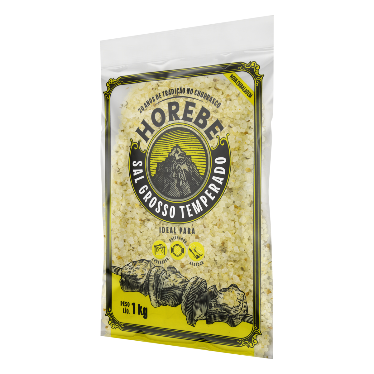 Sal Grosso Temperado Hobere 1kg