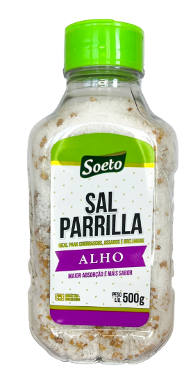 Sal de Parrilha Soeto 500g Alho