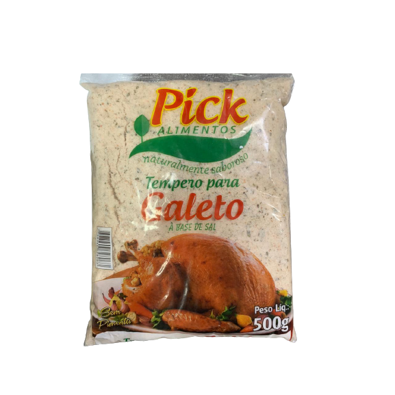SAL PICK 500G GALETO TEMPERADO