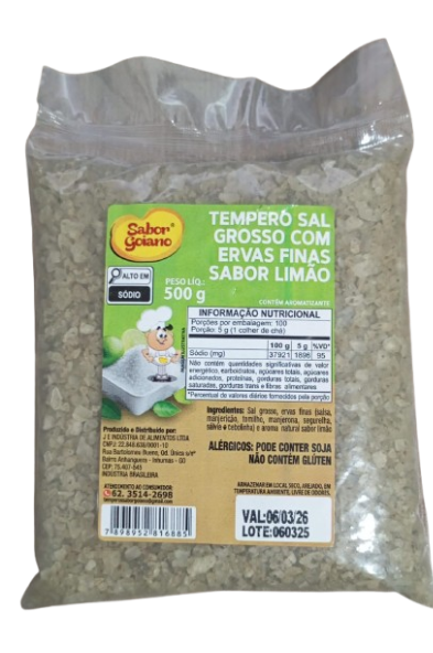 SAL GROSSO SABOR GOIANO C/ ERVAS E LIMAO