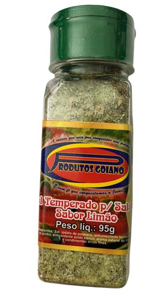SAL TEMPERADO P/ SALDA SABOR LIMAO 95GR GOIANO