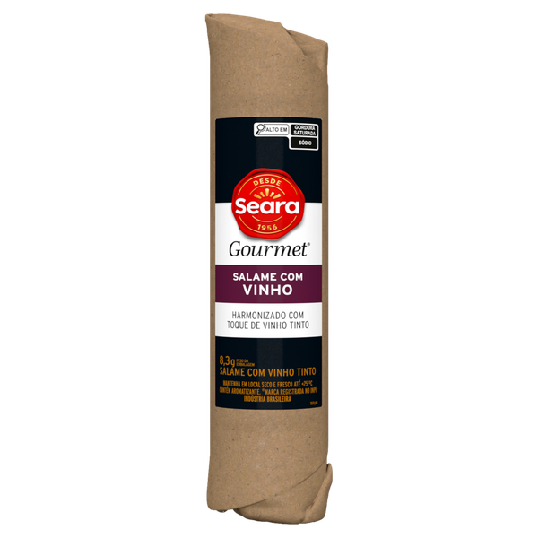 SALAME SEARA GOURMET VINHO TINTO 160G
