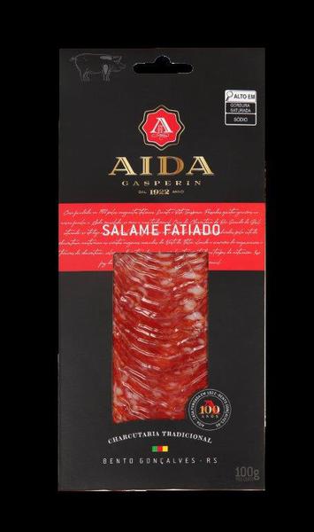 SALAME AIDA 100G FATIADO