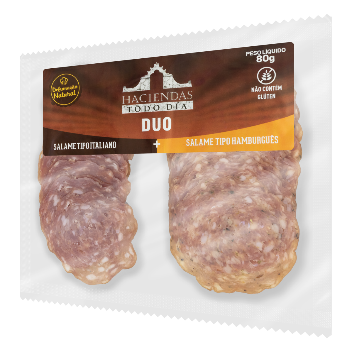 DUO HACIENDAS SALAME HAMB/ITALIANO 80G