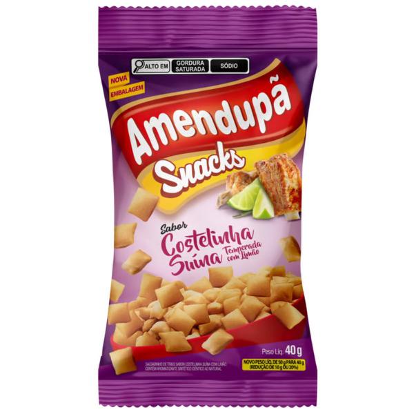 SALGADINHO AMENDUPA COSTELINHA 40G AMENDUPA COSTELINHA 40G
