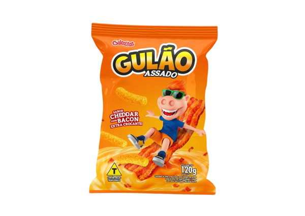 SALG GULOZITOS GULAO CHEDAR BACON 120GR