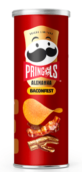 BATATA PRINGLES ALEMANHA BACONFEST 109GR