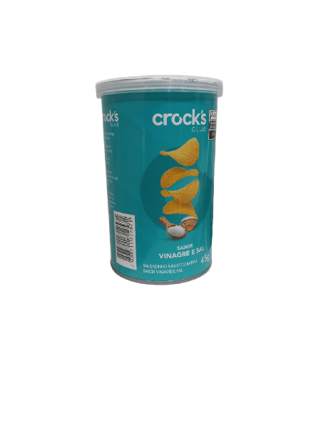 BATATA CROCKS SABOR VINAGRE E SAL 45G