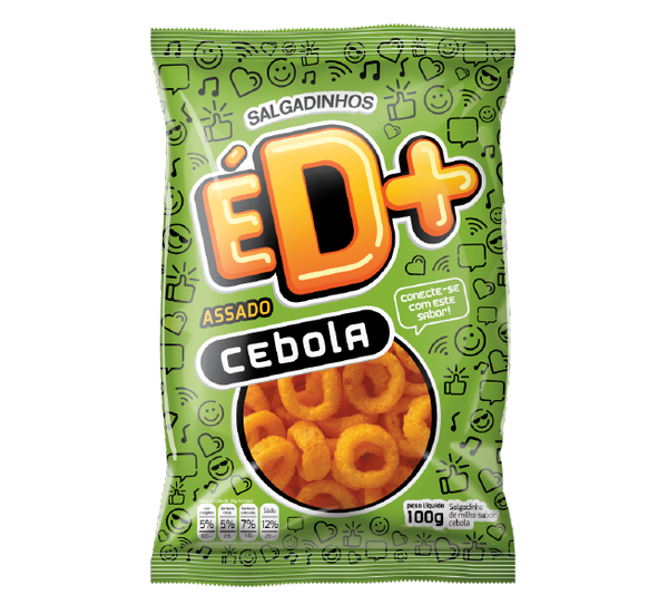 SALGADINHO ED+ CEBOLA 100G