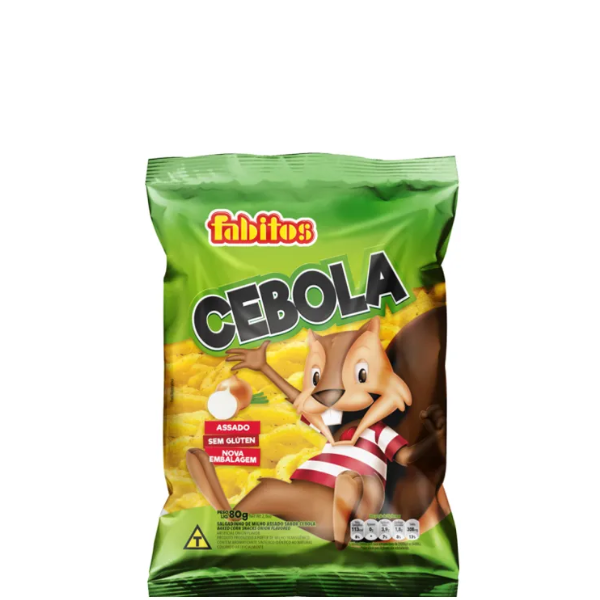 Salgadinho Fabitos 80G Cebola