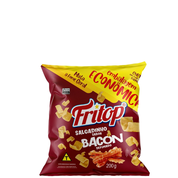 SALGADINHO  BACON DEFUMADO FRITOP 170G