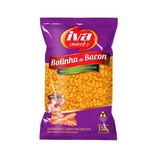 SALGADINHO IVA SNACKES BACON 150G