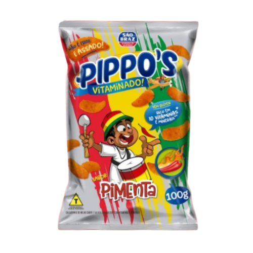 SALGADINHO PIPPOS SAO BRAZ PIMENTA 100G