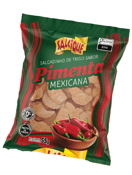 Salgadinho Pementa mexicana Salcique 55gr