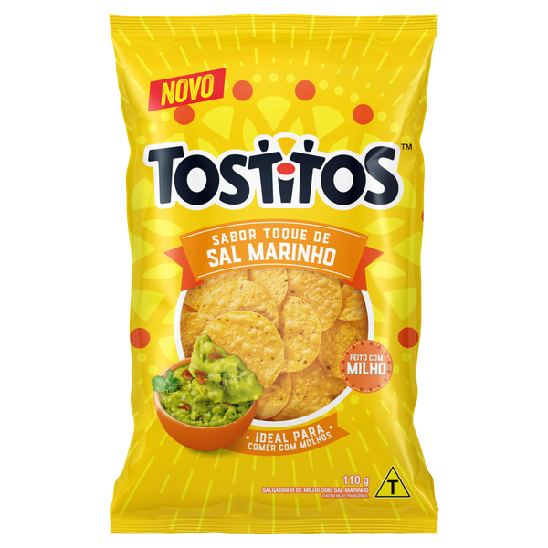 SALGAD TOSTITOS 110G SAL MARINHO