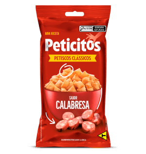 SALGADINHO PETICITOS CALABRESA 32G