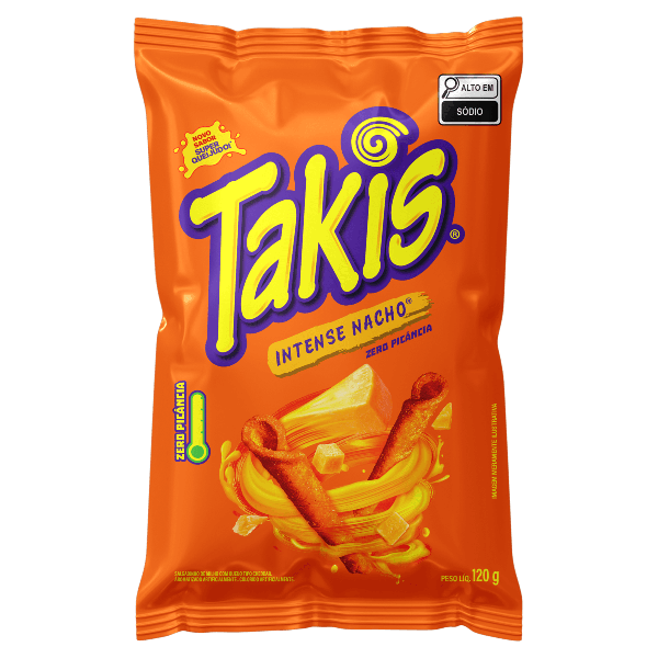 Salgadinho de Milho Takis 120g Intense Nacho