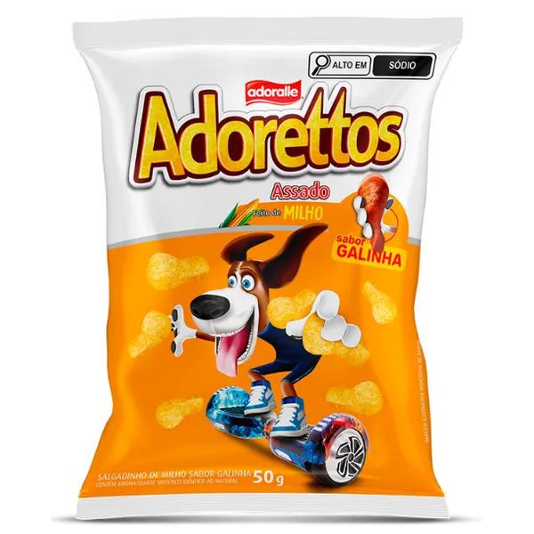 SALG ADORETTOS MILHO GALINHA 50GR