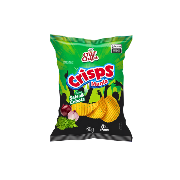CHEF BATATA CRISP 60G SALSA E CEBOLA