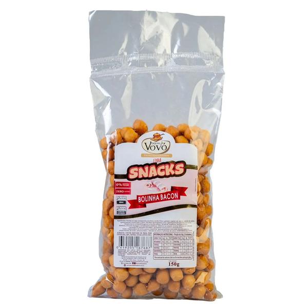 SNACKS BOLINHA BACON DELICIAS DA VOVO 150G 