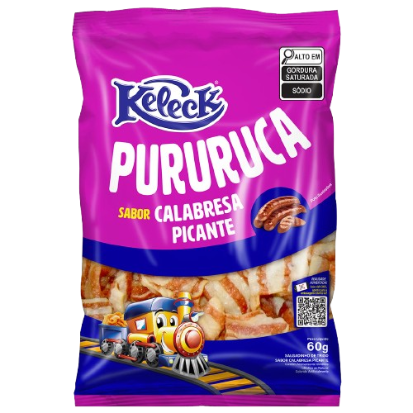SALGADINHO KELECK PURURUCA CALABRESA PICANTE 60G
