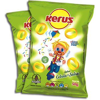 SALGADINHOS KERUS CEBOLA E SALSA 43G