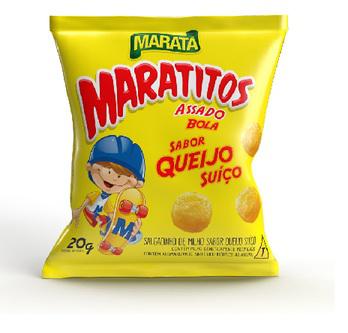 SALGADINHO MARATA QUEIJO SUICO 10X10 20G