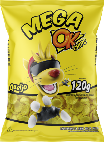 SALGADINHO MEGA MILHO 140G QUEIJO
