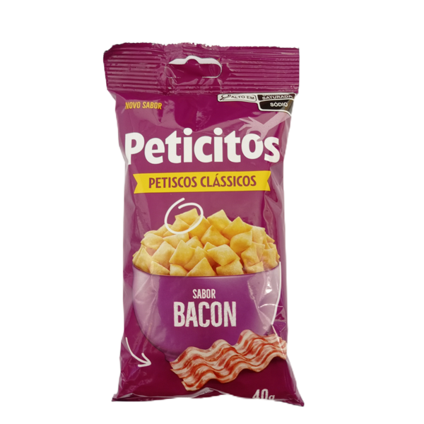SALGADINHO PETICITOS 1 40g TRIGO BACON