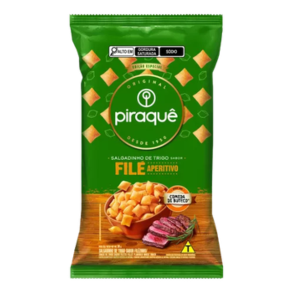 BISCOITO SAL FILE PIRAQUE 50G