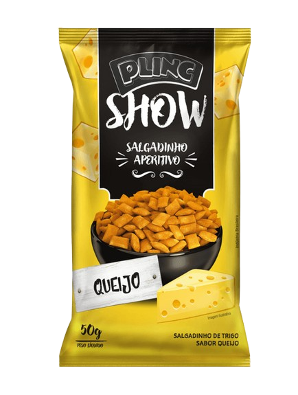 BISC SALG TRIGO QUEIJO PLINC SHOW 50G