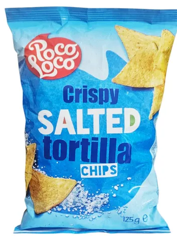 SALG POCO LOCO 125G TORTILLA QUEIJO