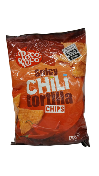 TORTILLA CHIPS POCO LOCO PIMENTA 125G