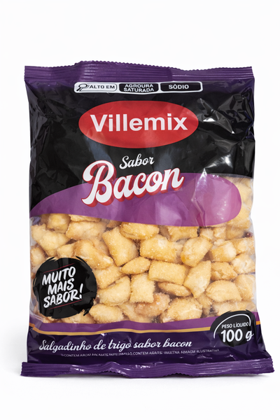 SALGADINHO VILLEMIX BACON 100G