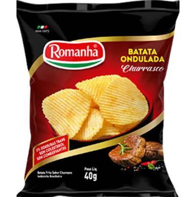 BAT ONDULADA ROMANHA 40G CHURRASCO