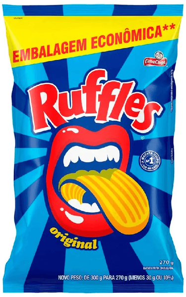 Salg.Ruffles 270g Sal