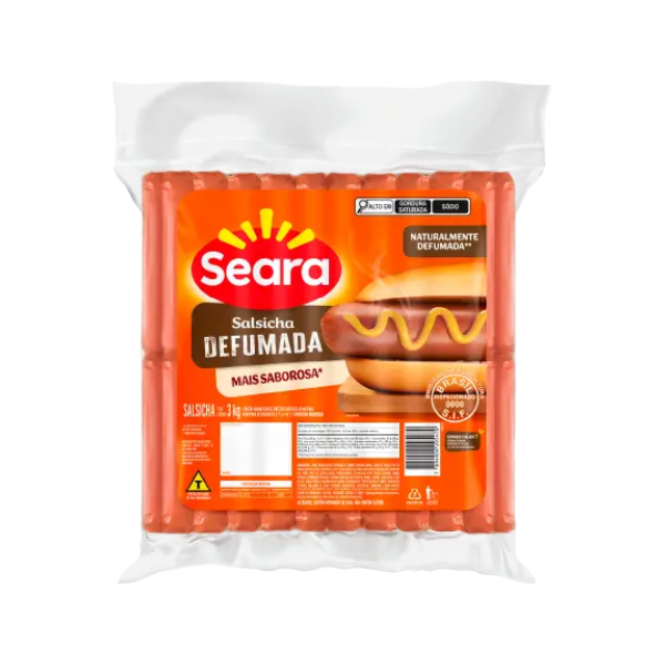 SALSICHA HOT DOG SEARA DEFUMADA CG PCT 3KG