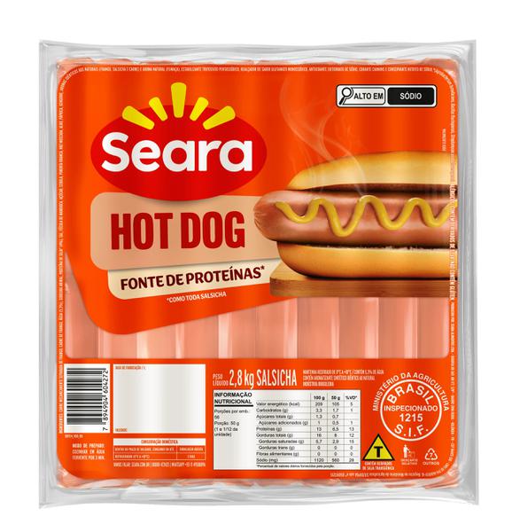SALSICHA SEARA HOT DOG S/C 11CM 2,8KG