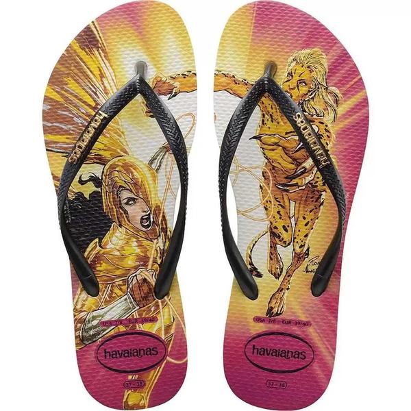 SANDALIA HAVAIANAS SLIM HEROI 39/40 BEGE PALH