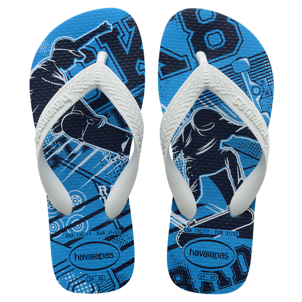 Havaianas Kids Athletic Branco/Azul 31/32