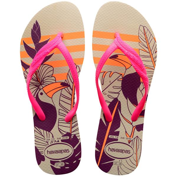 HAVAIANAS FEM FANTASIA STYLE 37/38 BEGE