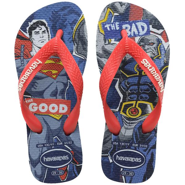 SAND. HAVAIANAS KIDS TOP HEROIS DC CINZA ACO 33/34