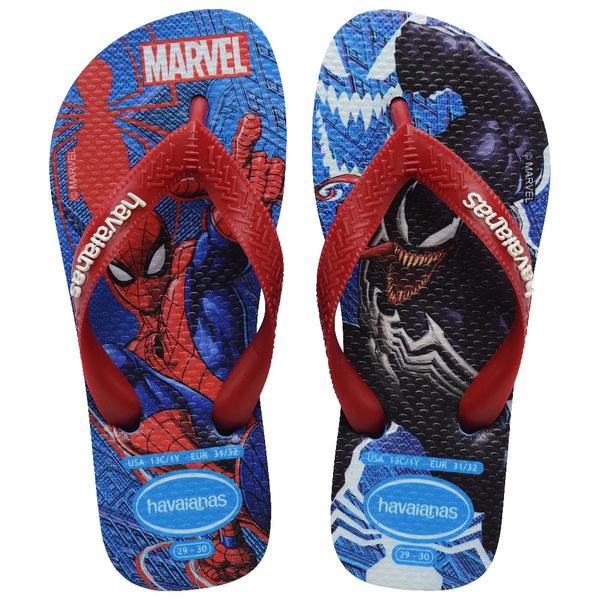 Sandalia Havaiana Kids Top Marvel Spider Az