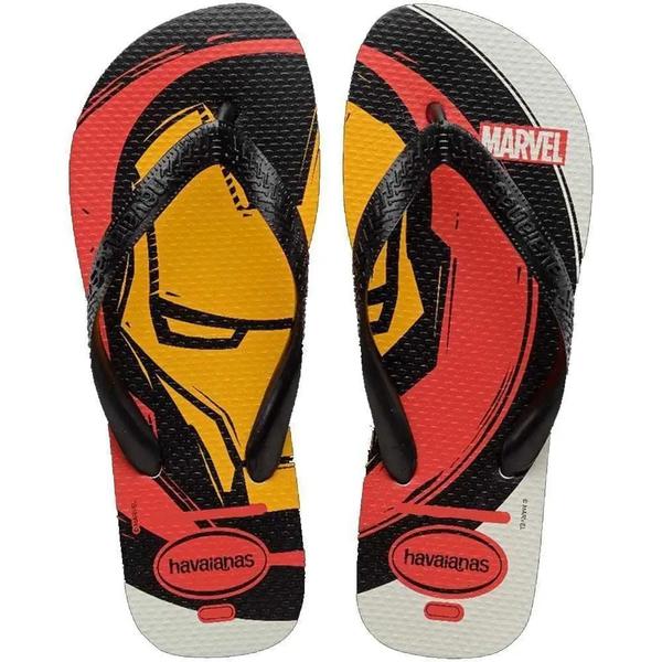 Sandália Havaianas Top Marvel Log Bco 35/6
