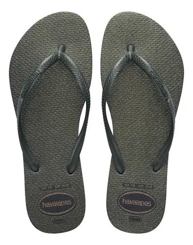 SANDALIA HAVAIANAS SLIM VERDE OLIV 33/34